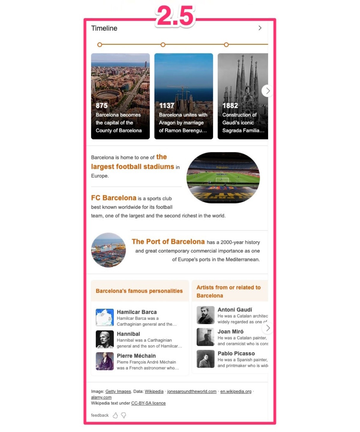 Bing Timeline