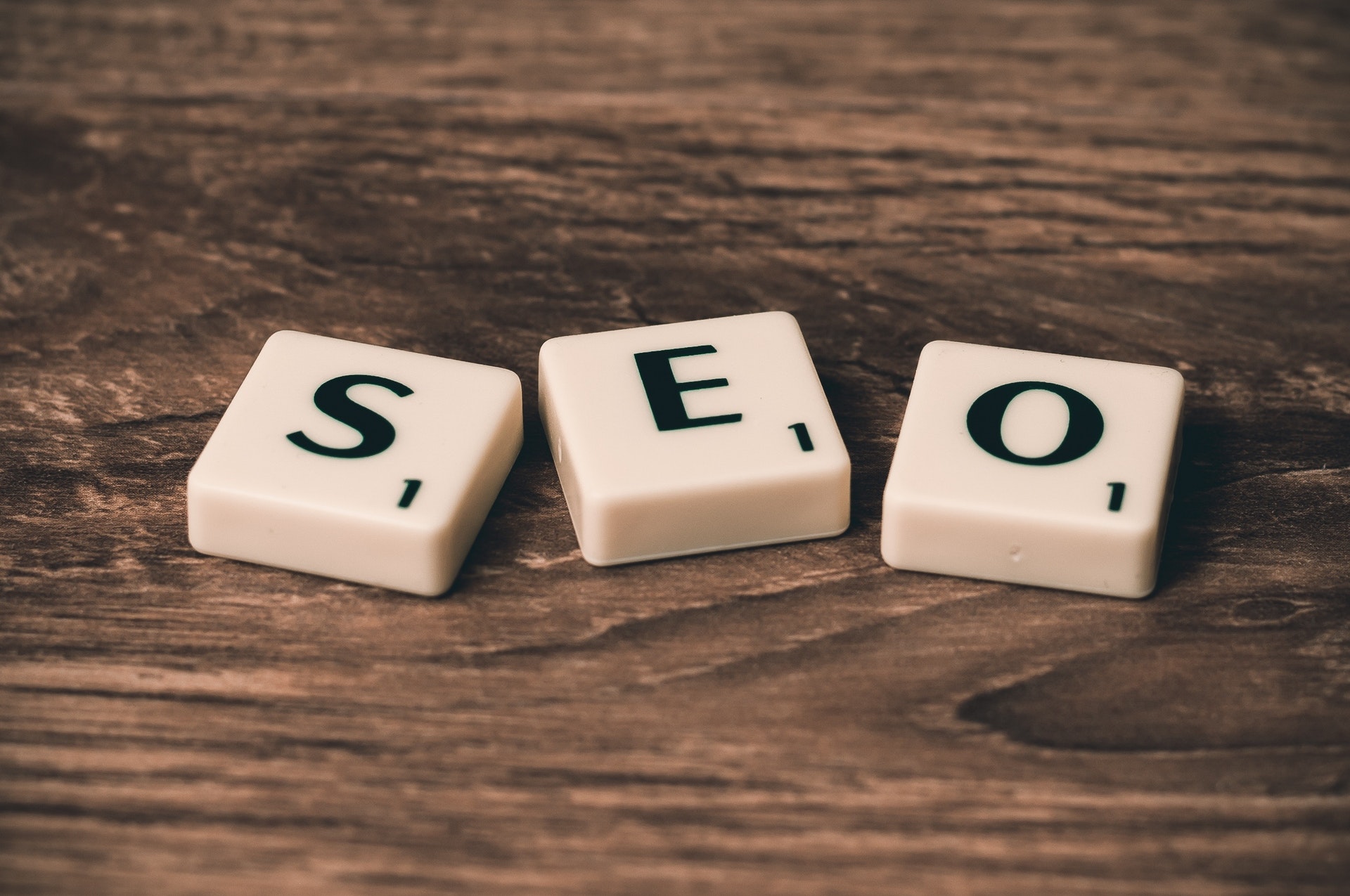 Scrabble letters - writing SEO