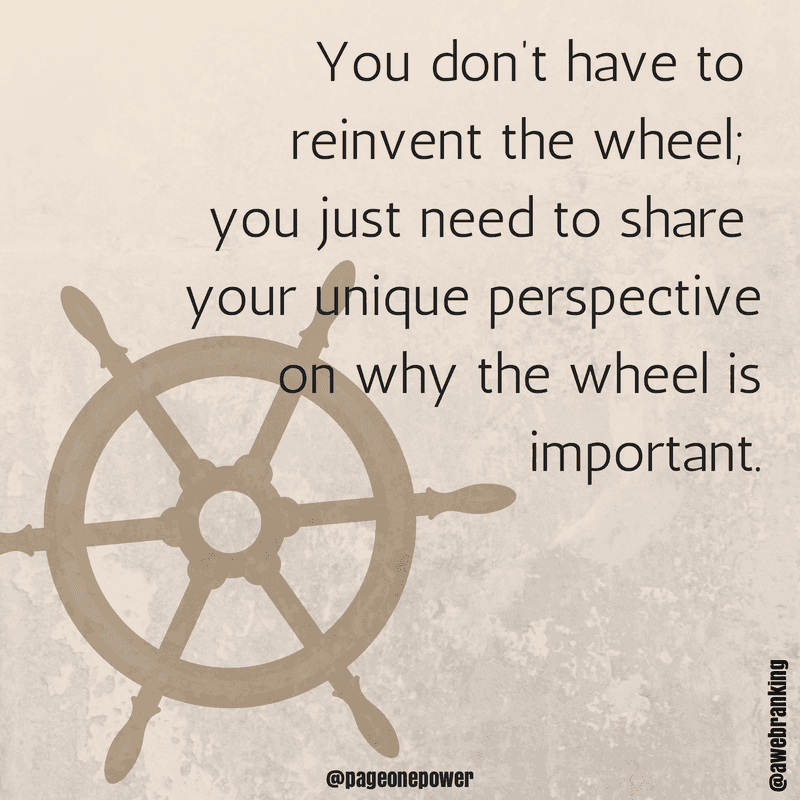 content-marketing-reinvent-wheel