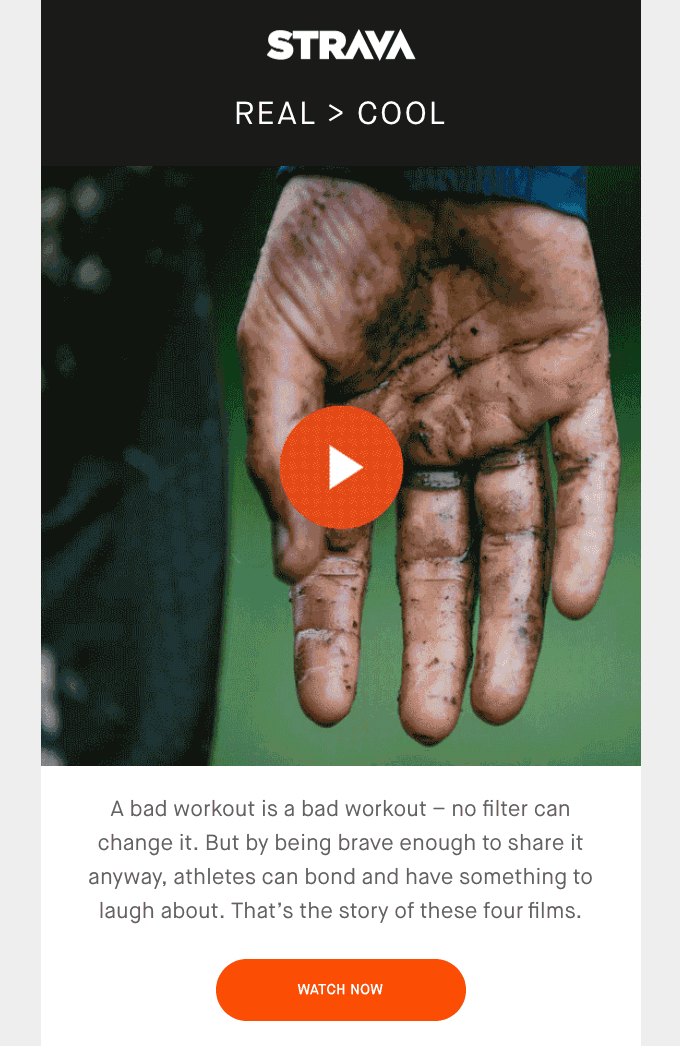 Strava social network for athletes.