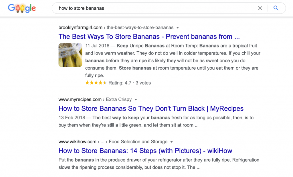 long-tail-keywords-bananas-serp