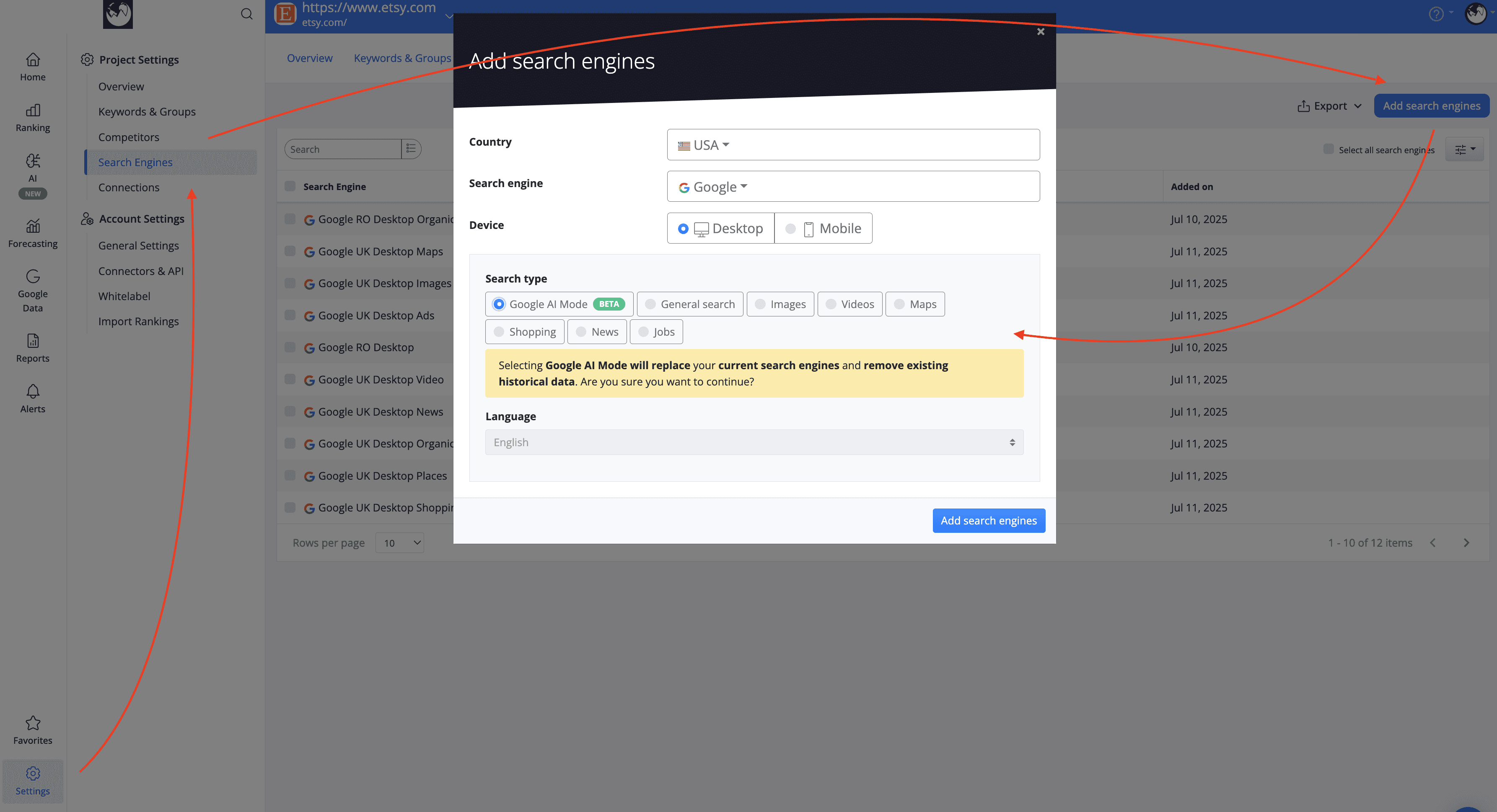 how-to-ai-mode-to-an-existing-project-in-awr