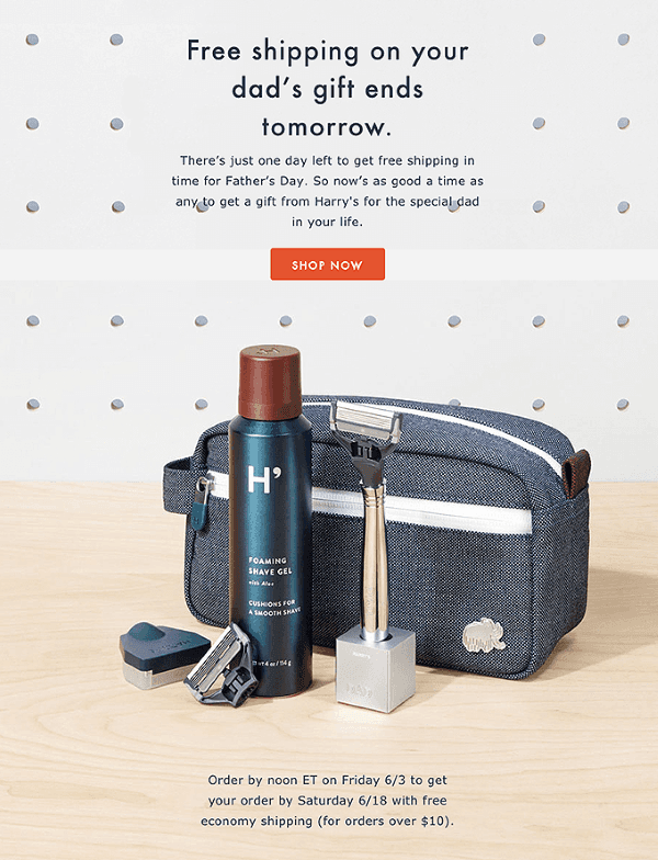 Harry, email campaign.